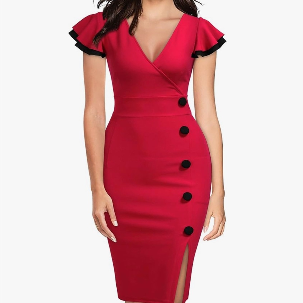 Cute Pin Up Style Dress 50’s Sytle